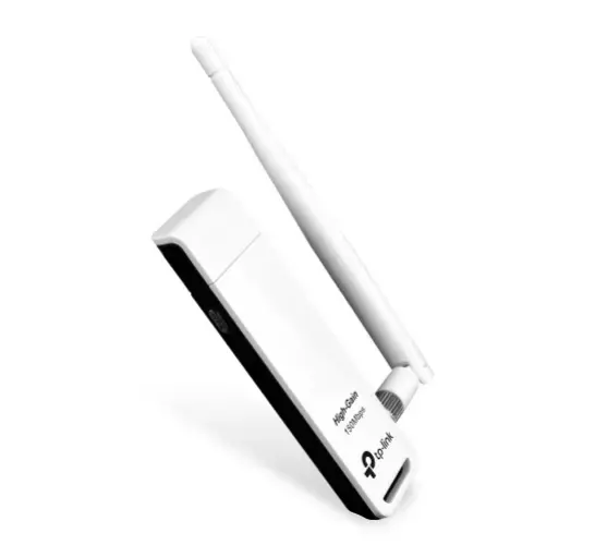 TP-LINK TL-WN722N (High Gain Wireless USB Adapter, 150 Mbps, 802.11n/g/b, odpojiteľná anténa)